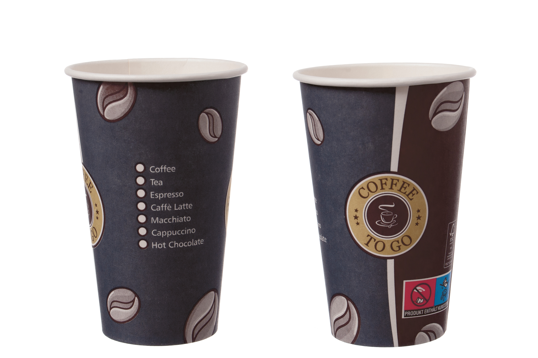 Coffee to Go Becher einwandig 300 ml (12oz)